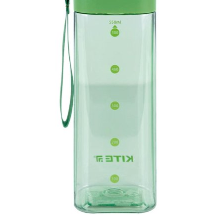 Бутылка для воды Kite квадратная 550 мл K24-1209-2 цвет: зеленый