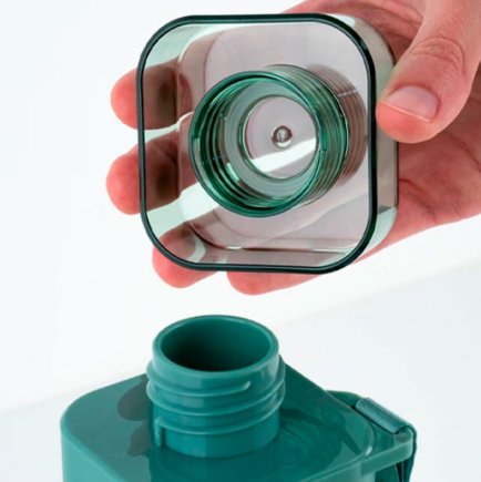 Бутылка для воды Kite квадратная 700 мл K24-1210-2 цвет: зеленый