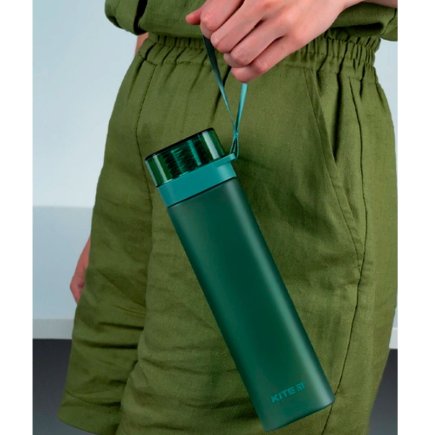 Бутылка для воды Kite квадратная 700 мл K24-1210-2 цвет: зеленый