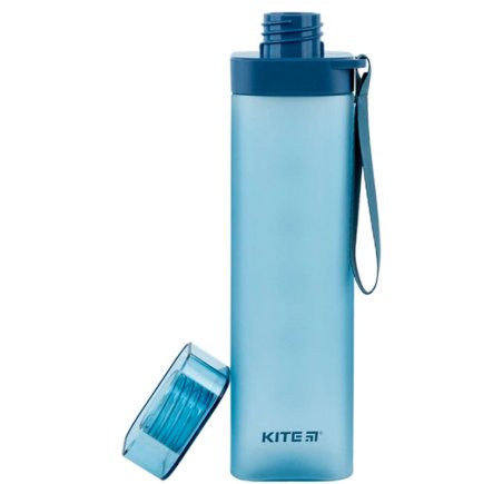 Пляшка для води Kite квадратна 700 мл K24-1210-1 колір: синій