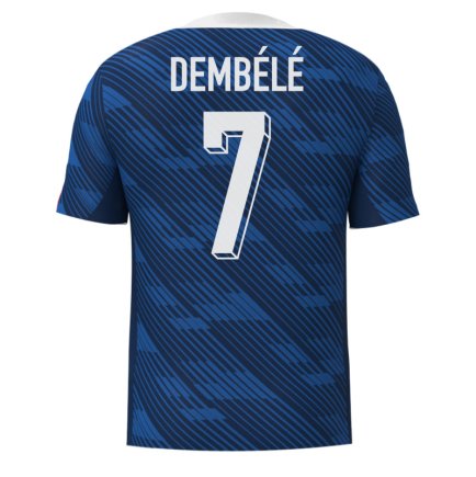 Новая Футбольная форма сборная Франции Дембеле 7 Чемпионат Мира 2026 (Dembele 7 World Cup 2026) игровая/повседневная 16272104 цвет: синий