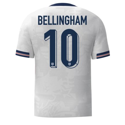 Новая Футболка сборная Англии Беллингем 10 Чемпионат Мира 2026 (Bellingham 10 World Cup 2026) игровая/повседневная 16273010 цвет: белый