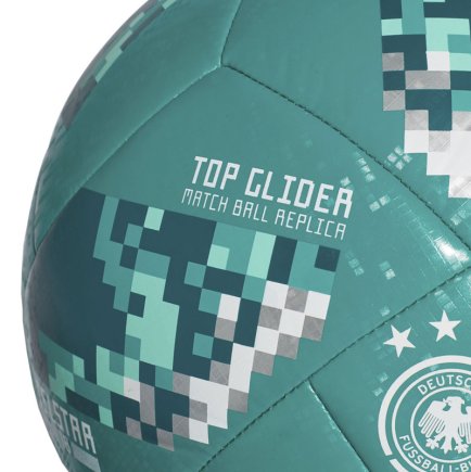 М'яч футбольний Adidas Германия FIFA World Cup CE9974 колір: зелений/білий Розмір 5 (офіційна гарантія)