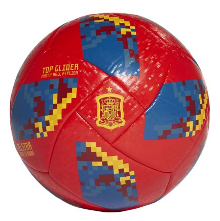 Мяч футбольный Adidas Испания FIFA World Cup CE9973 цвет: красный/синий размер 5 (официальная гарантия)