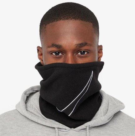 Бафф Nike FLEECE NECKWARMER 2.0 BLACK/WHITE N.100.0656.010.OS цвет: черный