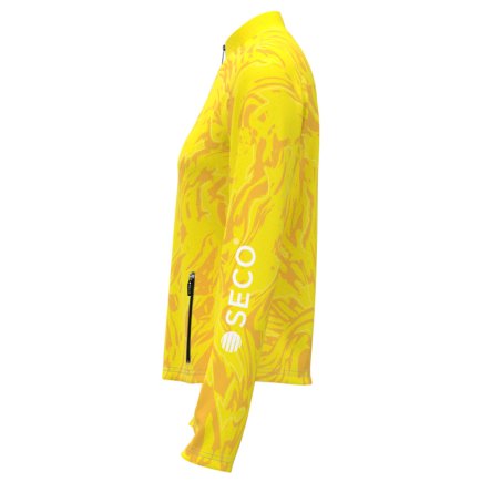 Кофта спортивна SECO Laura 25311403 жіноча колір: жовтий
