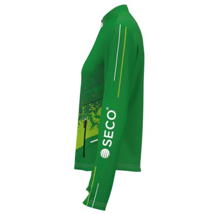 Кофта спортивна SECO Astrada 25311607 жіноча колір: зелений