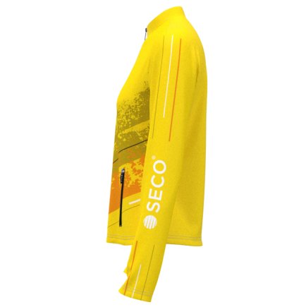 Кофта спортивна SECO Astrada 25311603 жіноча колір: жовтий