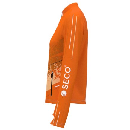 Кофта спортивна SECO Astrada 25311605 жіноча колір: помаранчевий