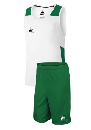 Комплект баскетбольної форми Detroit колір: білий/зелений