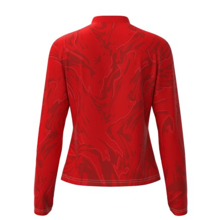 Кофта спортивная SECO Laura 26314902 женская цвет: красный (короткая молния)