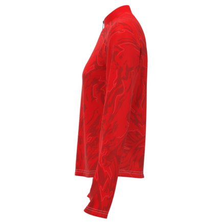 Кофта спортивная SECO Laura 26314902 женская цвет: красный (короткая молния)