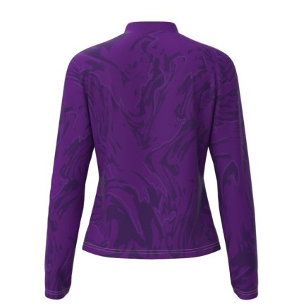 Кофта спортивная SECO Laura 26314908 женская цвет: фиолетовый (короткая молния)