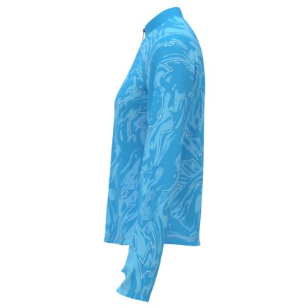 Кофта спортивная SECO Laura 26314911 женская цвет: голубой (короткая молния)