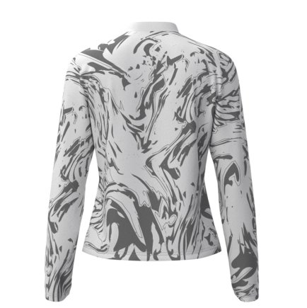 Кофта спортивная SECO Laura 26314910 женская цвет: белый (короткая молния)