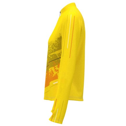 Кофта спортивная SECO Astrada 26315303 женская цвет: желтый (короткая молния)