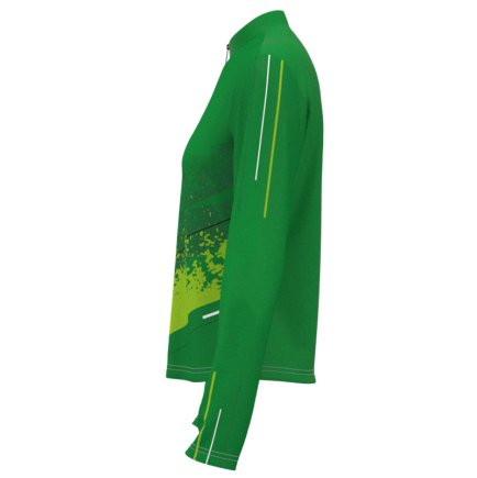 Кофта спортивная SECO Astrada 26315307 женская цвет: зеленый (короткая молния)