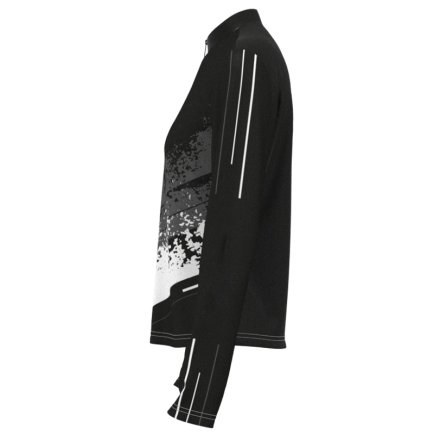 Кофта спортивная SECO Astrada 26315301 женская цвет: черный (короткая молния)