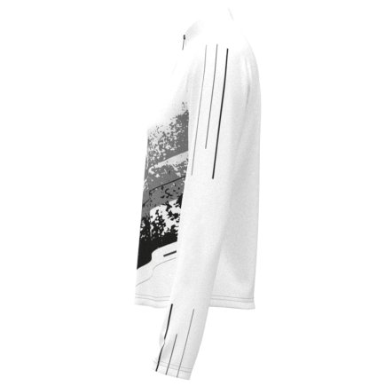 Кофта спортивная SECO Astrada 26315310 женская цвет: белый (короткая молния)