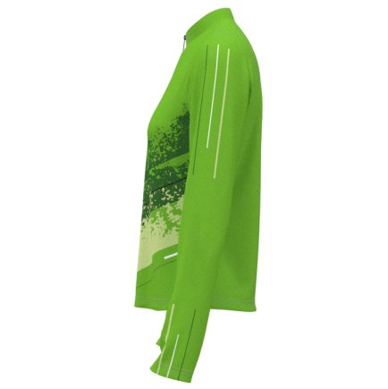 Кофта спортивная SECO Astrada 26315321 женская цвет: салатовый (короткая молния)
