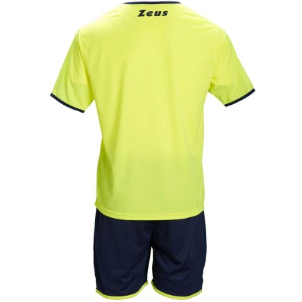 Футбольная форма Zeus KIT STICKER Z00288 цвет: темно-синий/неоновый