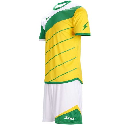 Футбольная форма Zeus KIT LYBRA UOMO Z00239 цвет: зеленый/белый/желтый