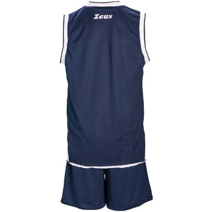Баскетбольная форма Zeus KIT DOBLO двухсторонняя Z00681 цвет: белый/синий