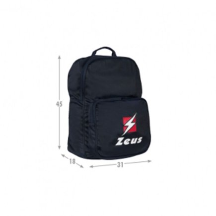 Рюкзак Zeus ZAINO SOFT Z01069 колір: чорний