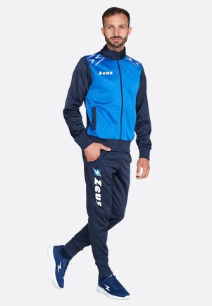 Спортивный костюм Zeus TUTA EASY BL/RO Z01575 цвет: темно-синий/голубой