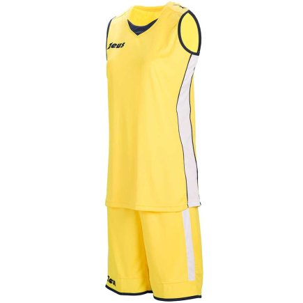 Баскетбольна форма Zeus KIT FLORA Z00686 колір: жовтий