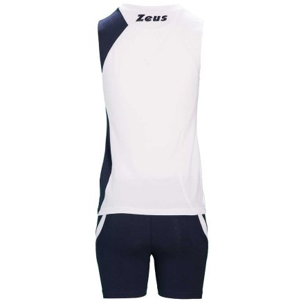 Форма волейбольна жіноча Zeus KIT KLIMA Z00689 колір: білий/темно-синій