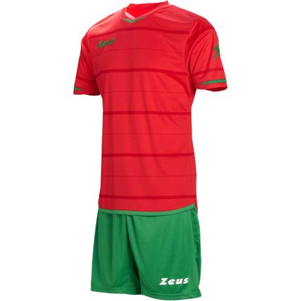 Футбольна форма Zeus KIT OMEGA Z00245 колір: червоний/зелений