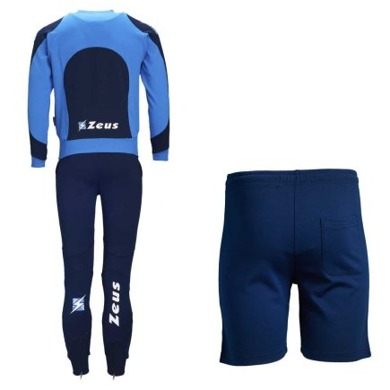 Спортивний костюм Zeus TRIS + Шорти Zeus BERMUDA NAPOLI Z00394 колір: блакитний/синій