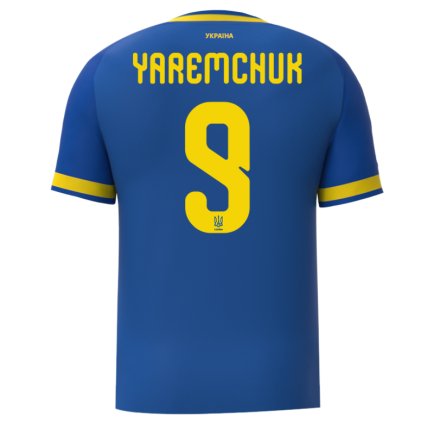 Новая Футболка Украина Яремчук 9 (Ukraine Yaremchuk 9) 2026 игровая/повседневная 16275404 цвет: синий