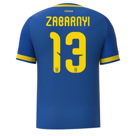 Новая Футбольная форма Украина Забарный 13 (Ukraine Zabarnyi 13) 2026 игровая/повседневная 16274704 цвет: синий