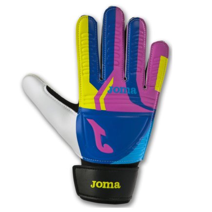 Вратарские перчатки Joma PARADA 400081.700 цвет: сиреневый/синий/жёлтый/белый/чёрный