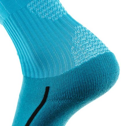 Гетри футбольні Europaw EP-001 з трикотажним носком колір: бирюзовий