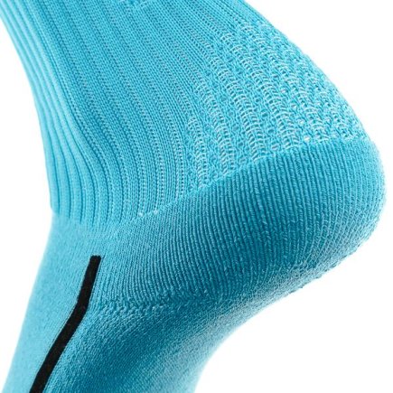 Гетры футбольные Europaw EP-001 с трикотажным носком цвет: голубой