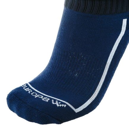 Гетры футбольные Europaw EP-001 с трикотажным носком цвет: темно-синий