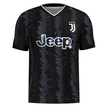 Футболка Juventus (Ювентус) 2022-2023 ігрова/повсякденна 11221001-1 колiр: чорний