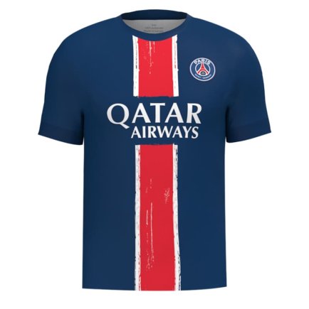 Футболка PSG (ПСЖ) 2024-2025 ігрова/повсякденна 15222812-1 колiр: темно-синій