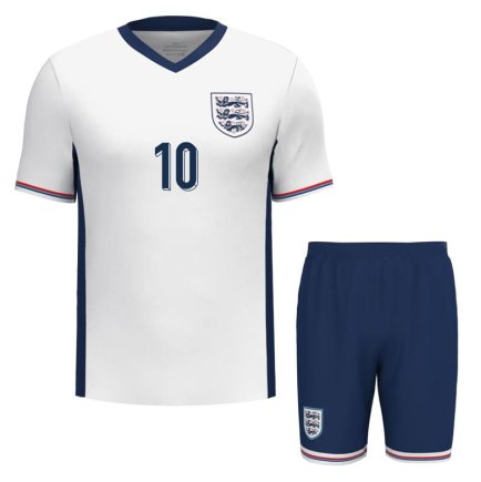 Футбольная форма сборная Англии Беллингем 10 (Bellingham 10) 2024-2025 игровая/повседневная 14229510-1 цвет: белый