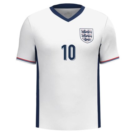 Футбольная форма сборная Англии Беллингем 10 (Bellingham 10) 2024-2025 игровая/повседневная 14229510-1 цвет: белый