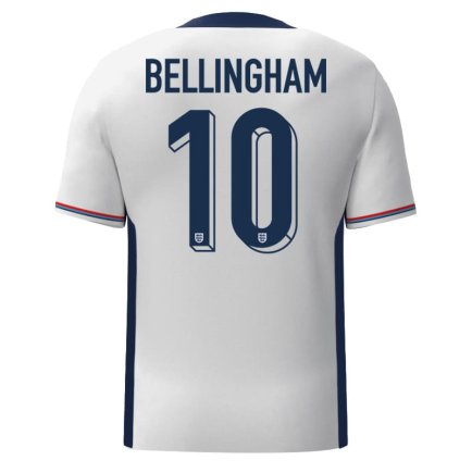 Футбольная форма сборная Англии Беллингем 10 (Bellingham 10) 2024-2025 игровая/повседневная 14229510-1 цвет: белый