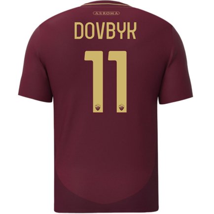 Футболка Рома Довбик 11 (Roma Dovbyk 11) 2024-2025 ігрова/повсякденна 15221716 колiр: бордовий
