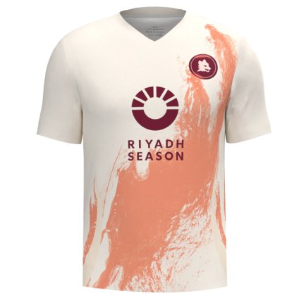 Футбольная форма Roma (Рома) 2024-2025 игровая/повседневная 15222010-1 цвет: белый