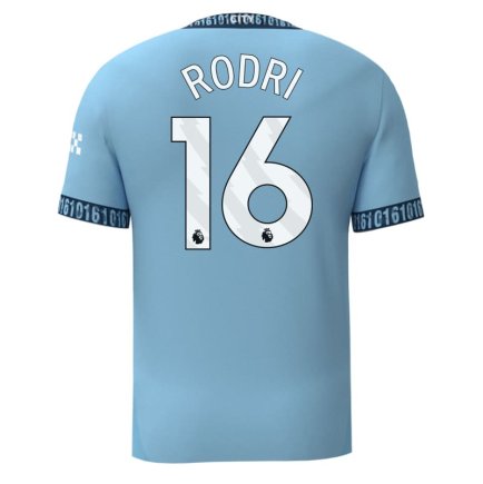 Футболка Манчестер Сіті Родрі 16 (Manchester City Rodri 16) 2024-2025 ігрова/повсякденна 15225511 колiр: блакитний