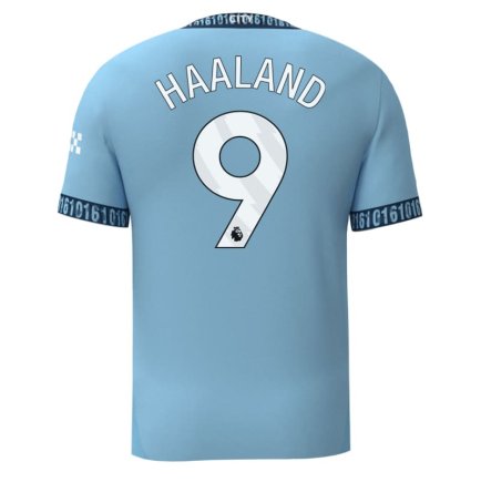 Футболка Манчестер Сіті Холанд 9 (Manchester City Haaland 9) 2024-2025 ігрова/повсякденна 15226311 колiр: блакитний