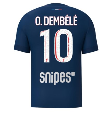Футбольная форма ПСЖ Дембеле 10 (PSG Dembele 10) 2024-2025 игровая/повседневная 15223312-1 цвет: темно-синий