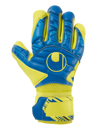 Вратарские перчатки Uhlsport SPEED UP LLORIS SUPERGRIP 101104001 цвет: желто-синий